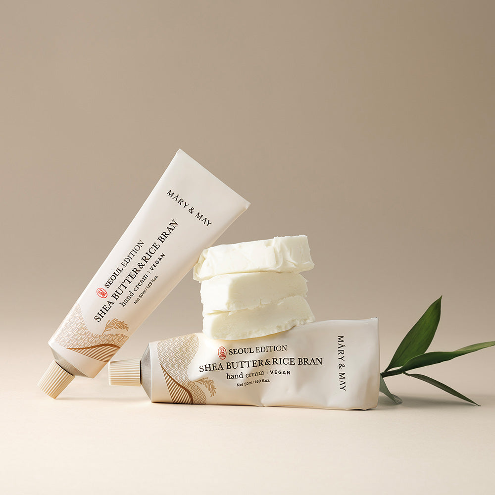 Mary&May Seoul Edition SHEA BUTTER & RICE BRAN Hand Cream 50ml product image 3