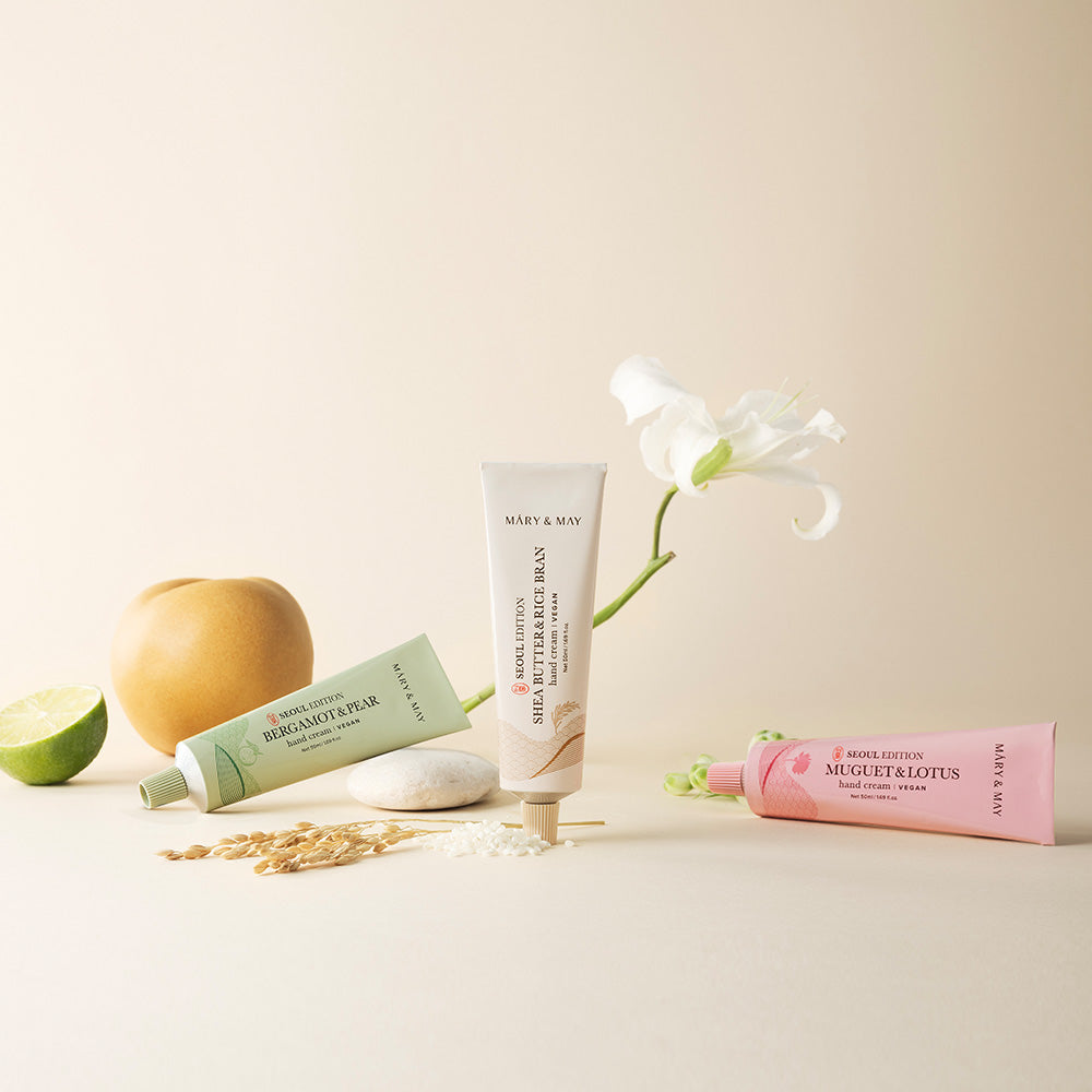 Mary&May Seoul Edition SHEA BUTTER & RICE BRAN Hand Cream 50ml product image 5