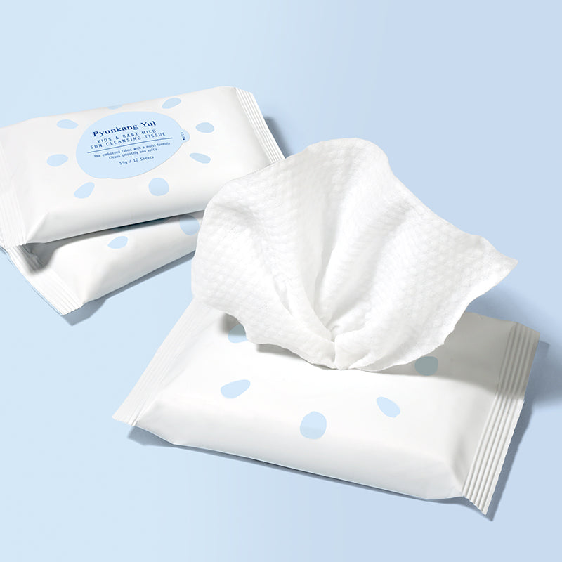 Pyunkang Yul Kids & Baby Mild Sun Cleansing Tissue 10ea*5 official product gallery image 7