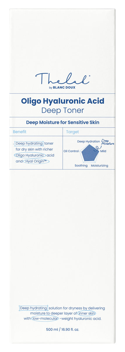 THE LAB by blanc doux Oligo Hyaluronic Acid Deep Toner 500ml — official product image 6
