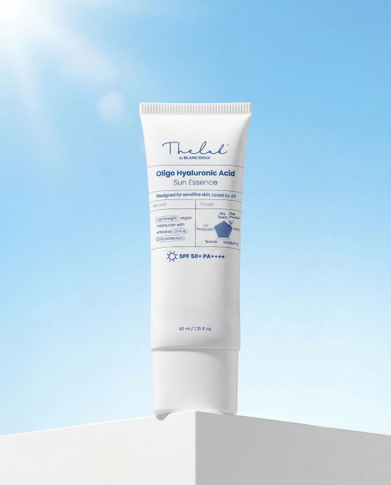 THE LAB by blanc doux Oligo Hyaluronic Acid Sun Essence 40ml — official product image 1