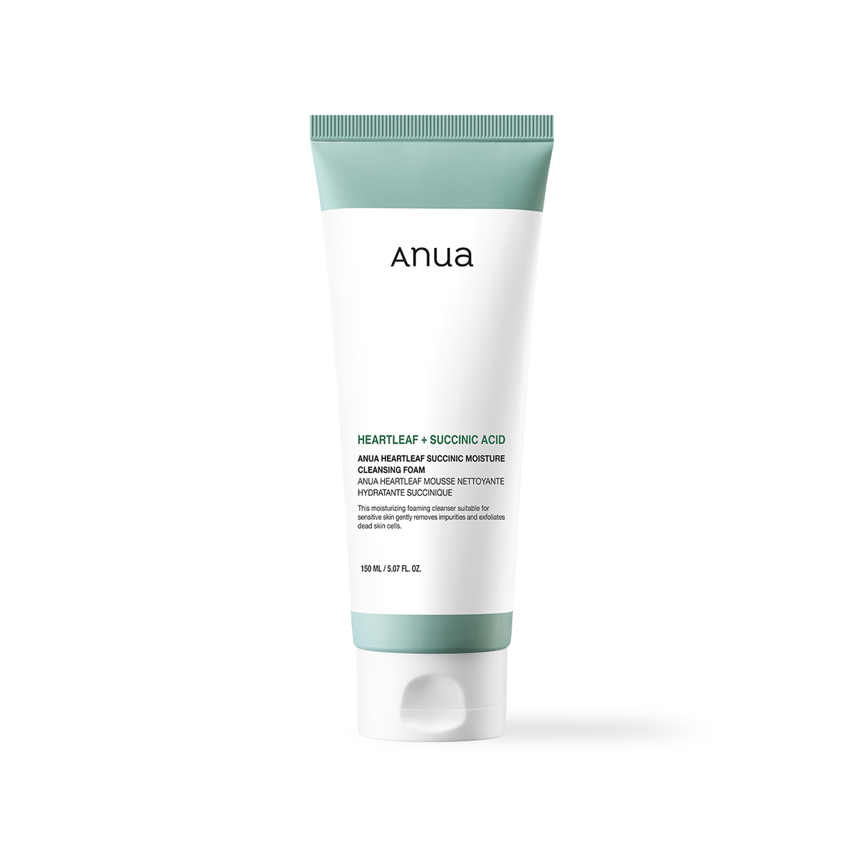 Anua Heartleaf Succinic Moisture Cleansing Foam 150ml real product image