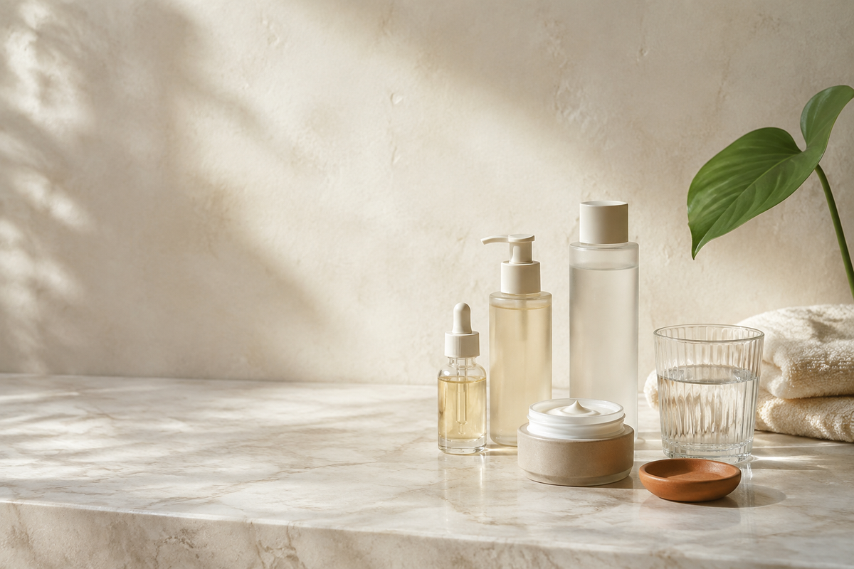 Korean skincare routine order guide from cleanser to sunscreen