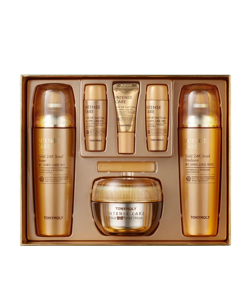 Official image of the TONYMOLY Intense Care Gold 24K Snail three-piece set