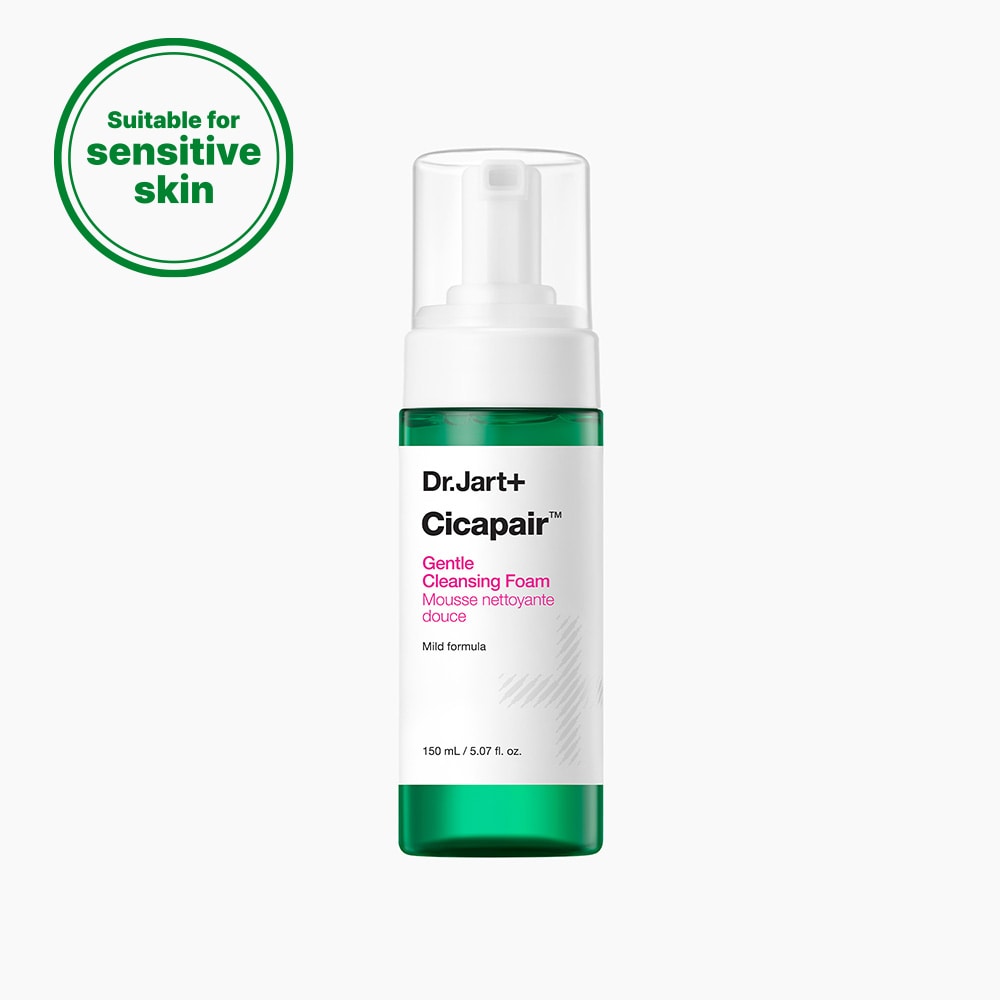 Dr.Jart+ Product Finder: What to Buy for Redness, Dryness, Oil, Dullness or Makeup Prep — Dr.Jart+ Cicapair Gentle Foam Cleanser 150ml