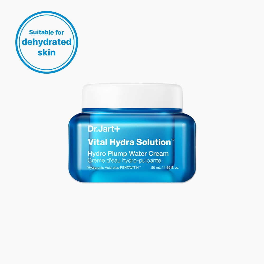 Dr.Jart+ kampanjguide i Europa: 6 produkter för återfuktning, komfort och synlig rodnad — Dr.Jart+ Vital Hydra Solution Hydro Plump Water Cream 50ml