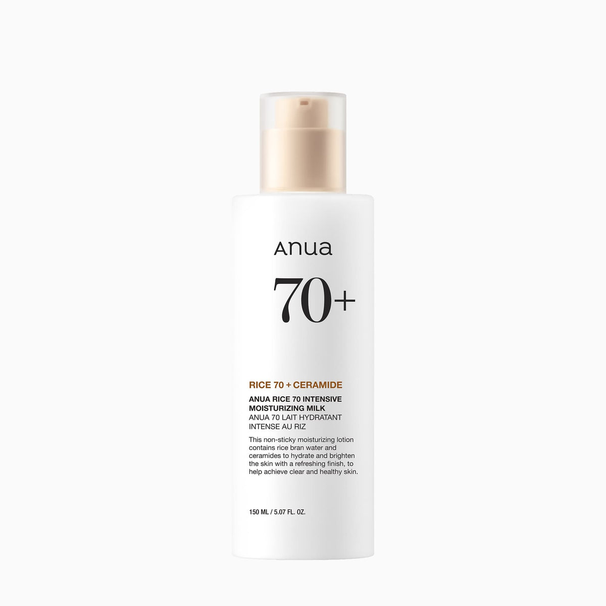 صورة المنتج: Anua Rice 70 Intensive Moisturizing Milk 150 ml.