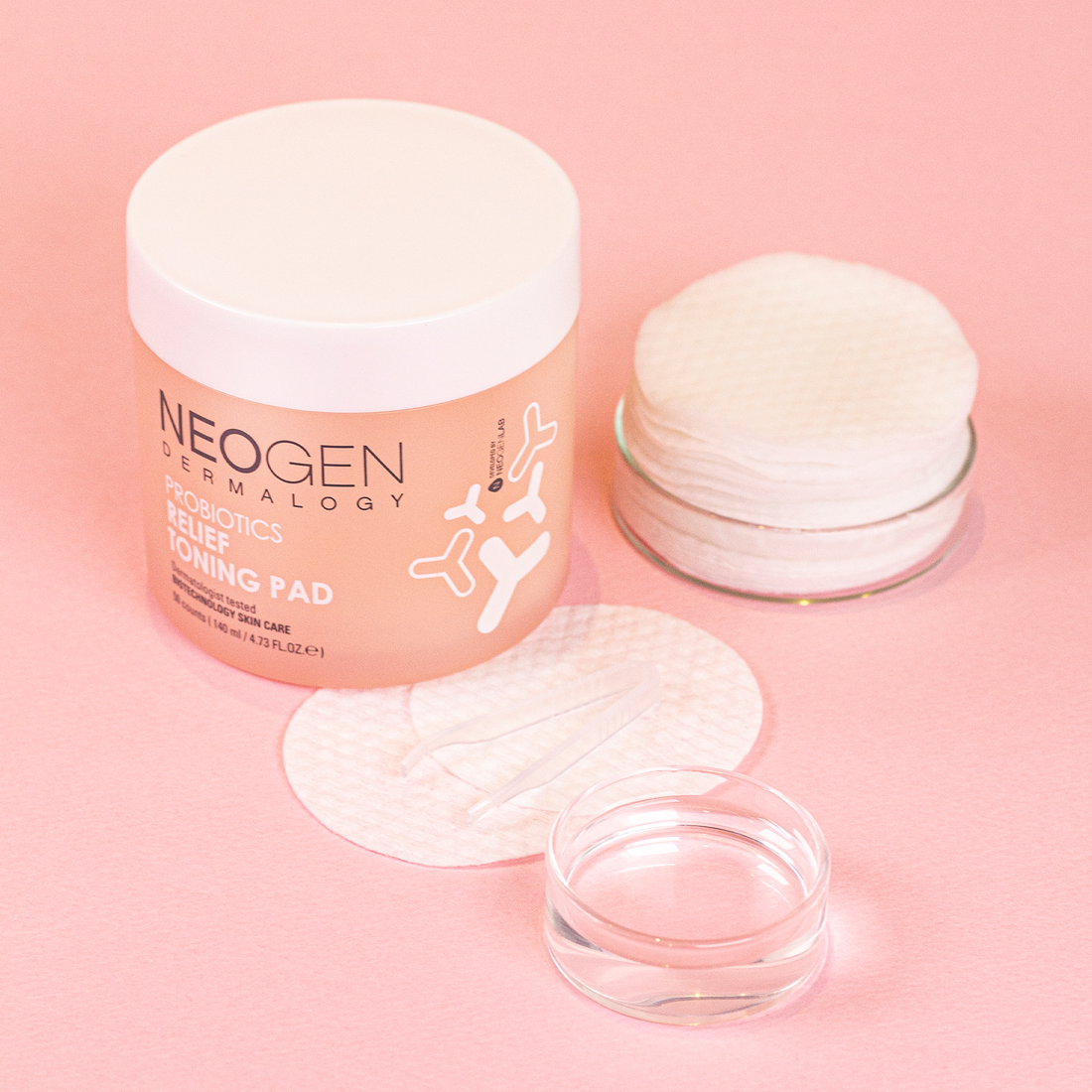 Neogen Probiotics Relief Toning Pads (50 Pads) — Neogen official product image 2