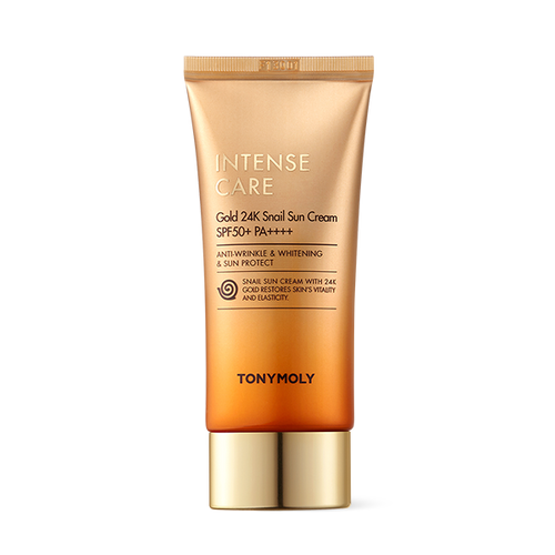 TONYMOLY Intense Care Gold24K Snail Sun Cream SPF50+ PA++++ 50ml - main product image