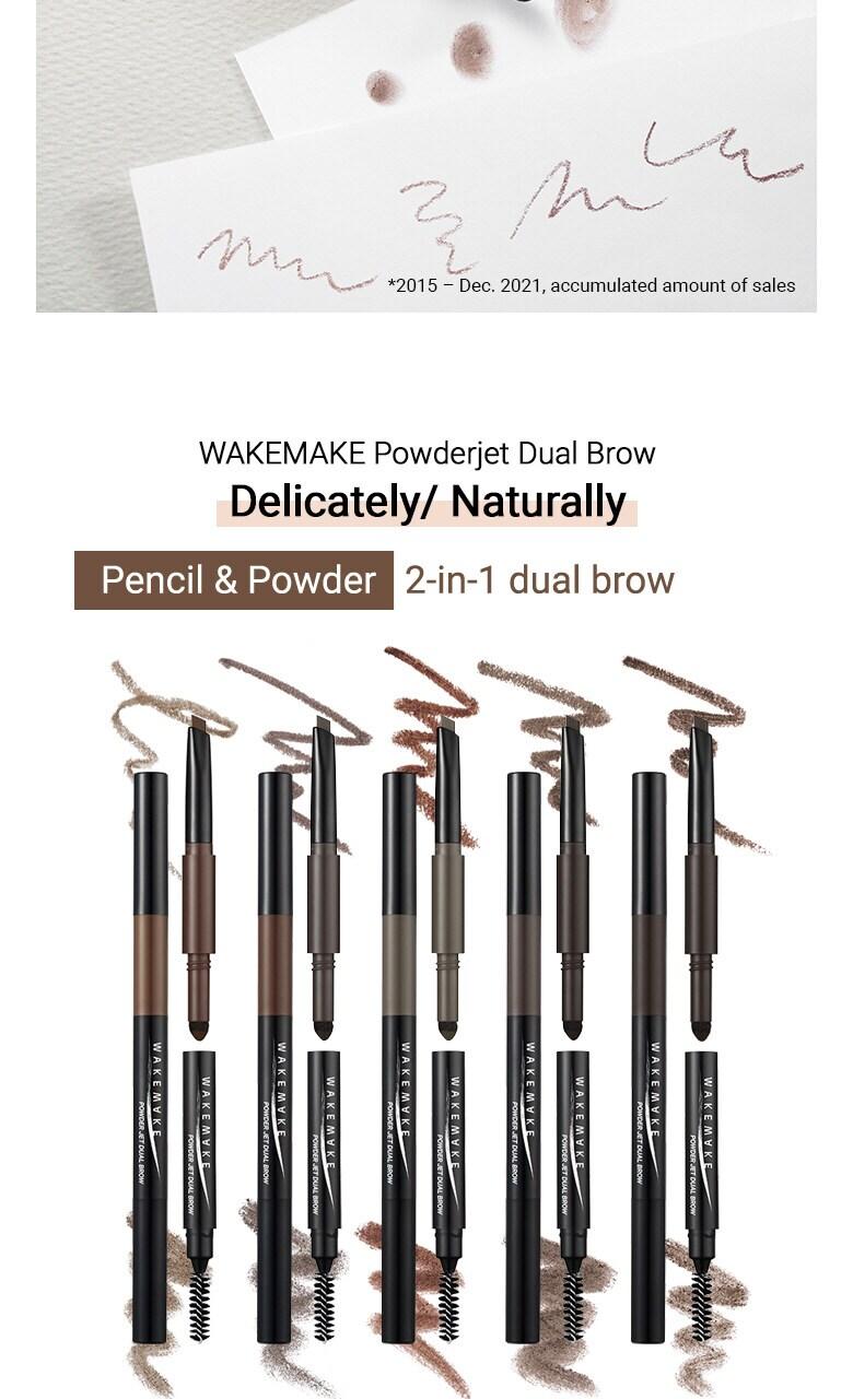 WAKEMAKE Powder Jet Dual Brow 0.75g - 