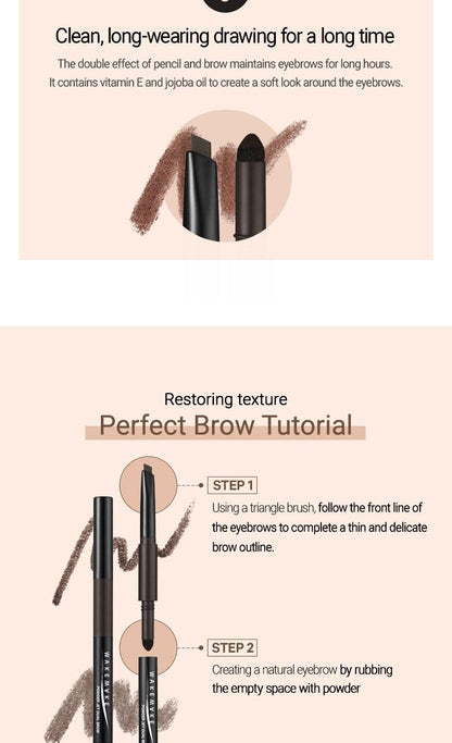 WAKEMAKE Powder Jet Dual Brow 0.75g - 