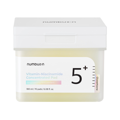 Numbuzin No. 5 Vitamin-Niacinamide Concentrated Pads 70 ct, 180ml — official product image 1