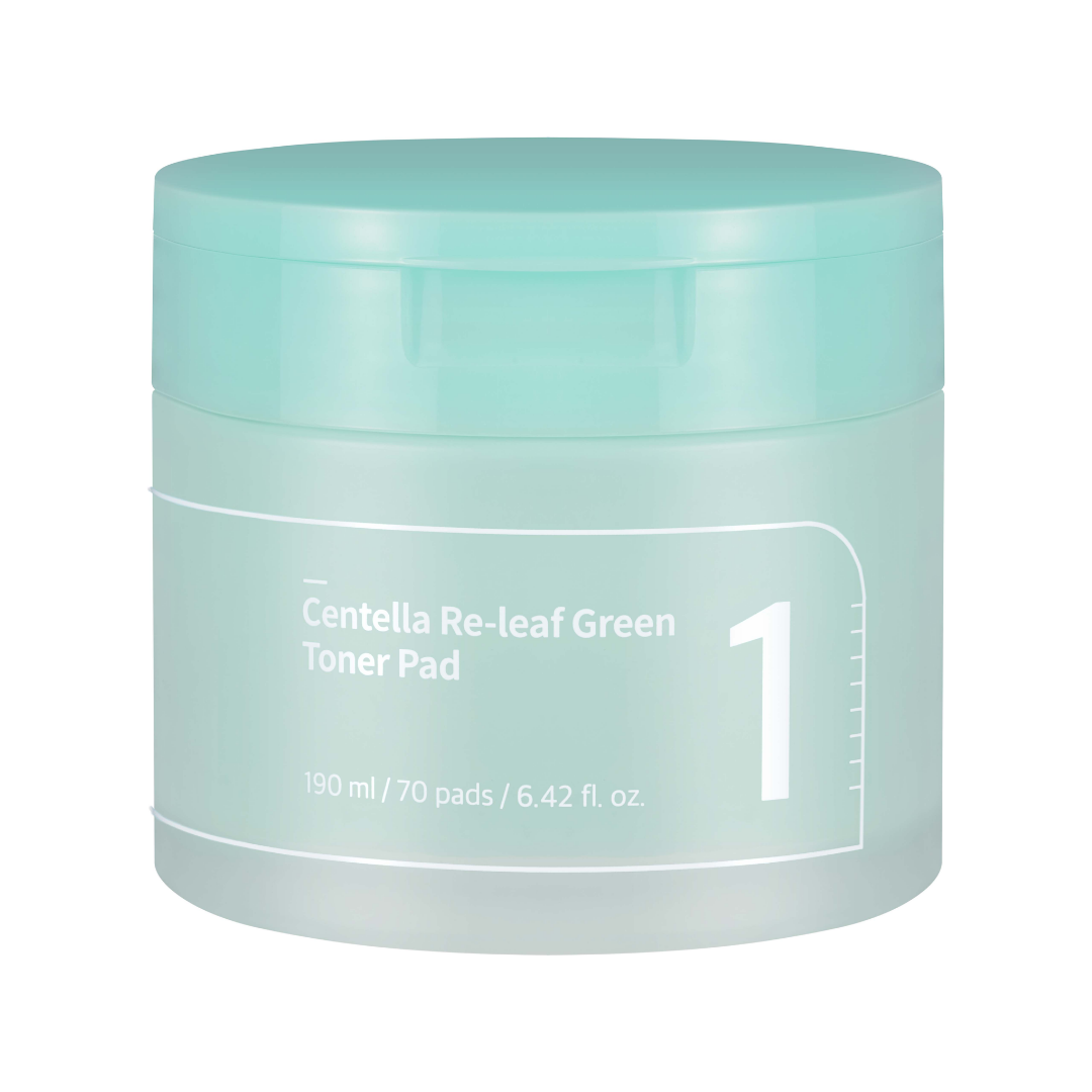 Numbuzin No. 1 Centella Re-Leaf Green Toner Pads 70 ct, 190ml — official product image 1