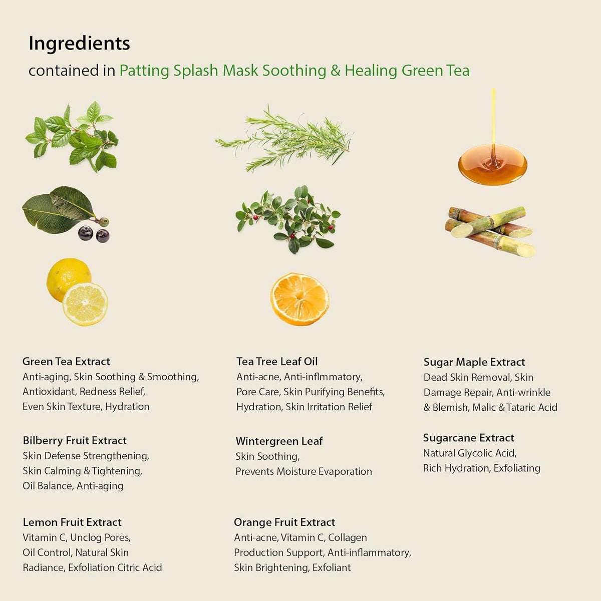 Blithe Patting Splash Mask Soothing &amp; Healing Green Tea 150ml product detail image 6