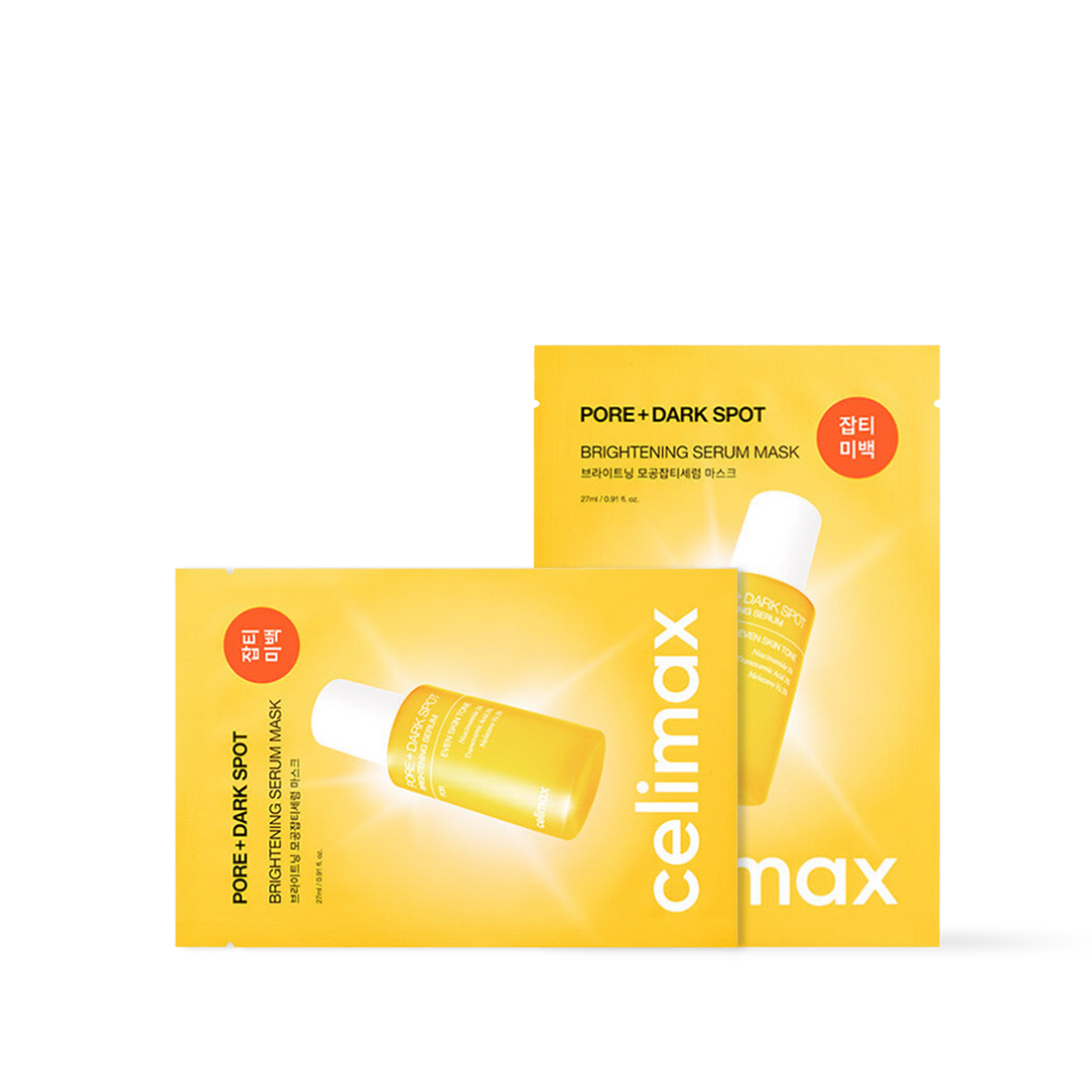 Celimax Pore+Dark Spot Brightening Serum Mask 10ea — Korean skincare product