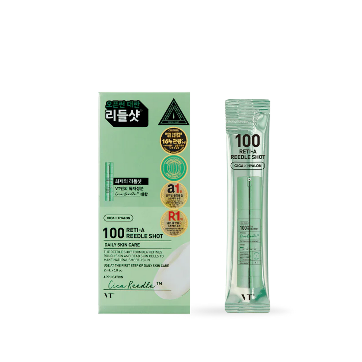 VT Cosmetics 100 RETI-A Reedle Shot 10ea - main product image