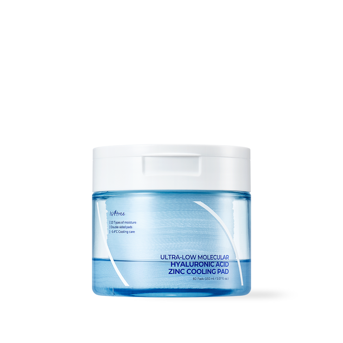 Isntree Ultra-Low Molecular Hyaluronic Acid Zinc Cooling Pad 150ml 60ea - 150ml 60ea — Toners &amp; Astringents product image 286