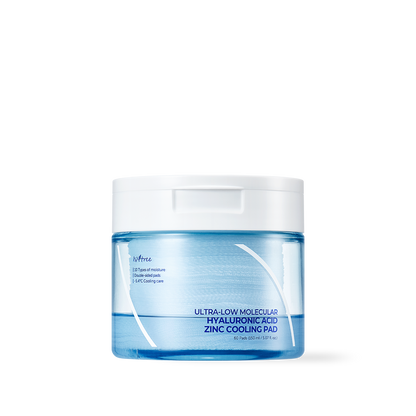 Isntree Ultra-Low Molecular Hyaluronic Acid Zinc Cooling Pad 150ml 60ea - 150ml 60ea — Toners &amp; Astringents product image 286