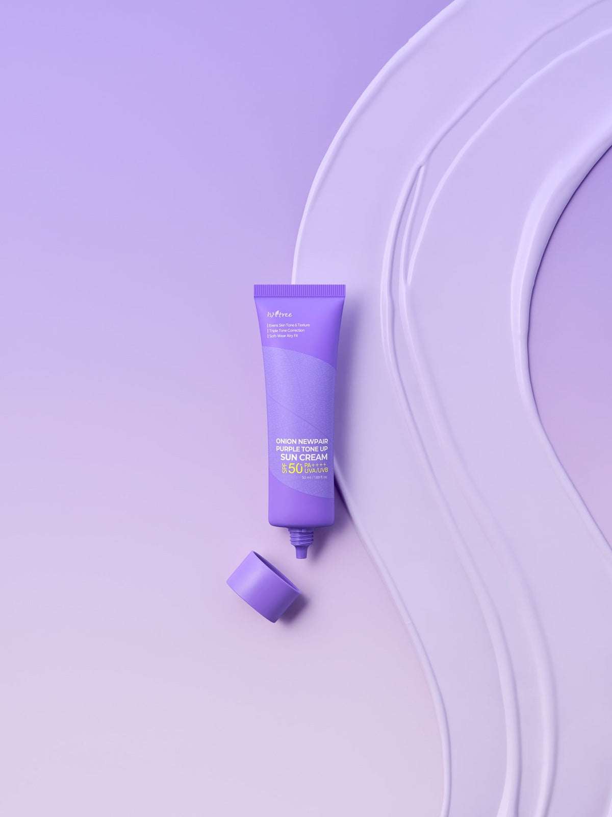Isntree Onion Newpair Purple Tone Up Sun Cream 50ml — Sunscreen product image 347