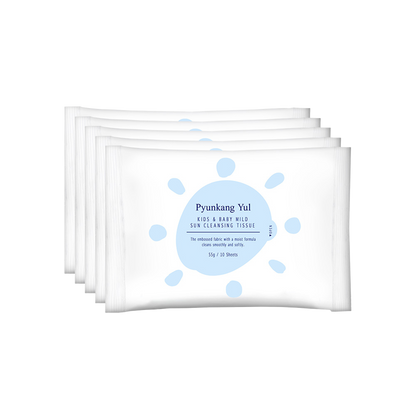 Pyunkang Yul Kids &amp; Baby Mild Sun Cleansing Tissue 10ea*5 official product image
