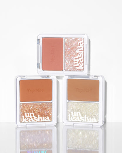 UNLEASHIA Tap Me Palette Duo No.1 Pitapat 8.4g - official product image 8