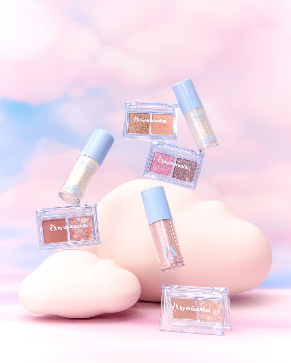 UNLEASHIA A by Unleashia Cotton Candy Face Palette No.1 Peach Bronze 1.3g - official product image 8