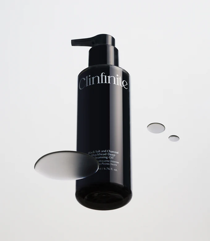 Clinfinite Black Salt &amp; Charcoal Blackhead Deep Cleansing Oil 200ml product image 5