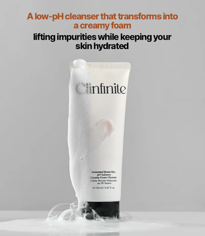Clinfinite Fermented Rice Mild Acidic Creamy Foam Cleanser 150ml product image 4
