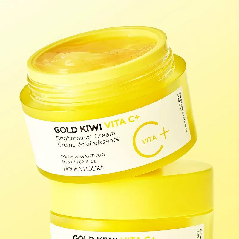 Holika Holika Gold Kiwi Vita C Plus Brightening Cream 50ml – official product image 3