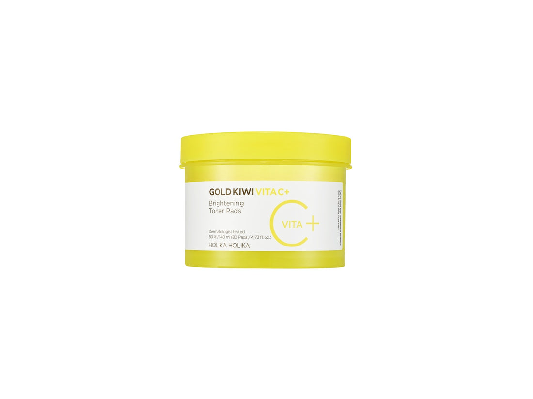 Holika Holika Gold Kiwi Vita C Plus Brightening Toner Pad 80pcs – official product image 2