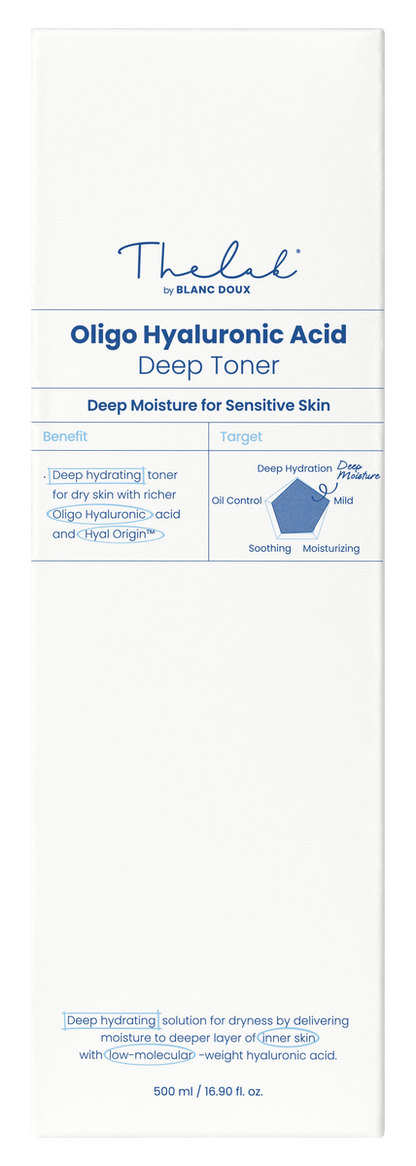 THE LAB by blanc doux Oligo Hyaluronic Acid Deep Toner 500ml — official product image 6