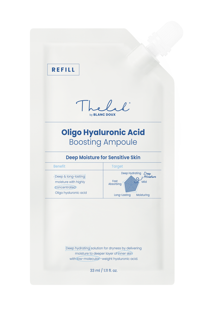 THE LAB by blanc doux Oligo Hyaluronic Acid Boosting Ampoule 33ml REFILL — official product image 2