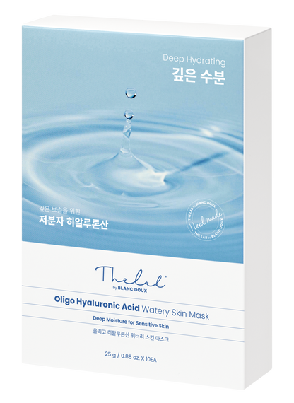THE LAB by blanc doux Oligo Hyaluronic Acid Watery Skin Mask 10p — official product image 9