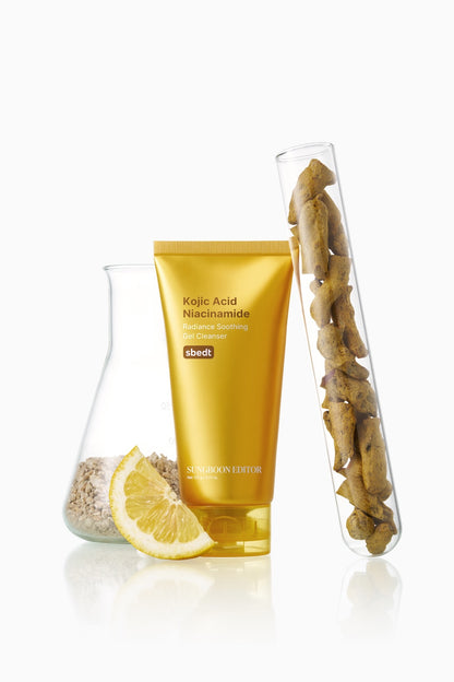 SUNGBOON EDITOR Kojic Acid Niacinamide Radiance Soothing Gel Cleanser 120g — official product image 5