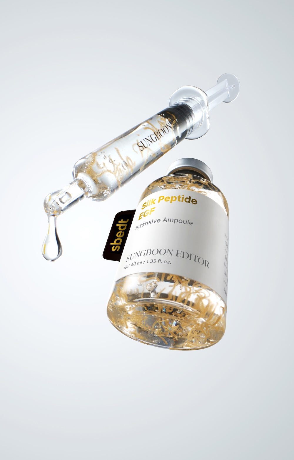 SUNGBOON EDITOR Silk Peptide EGF Intensive Ampoule 40ml — official product image 2