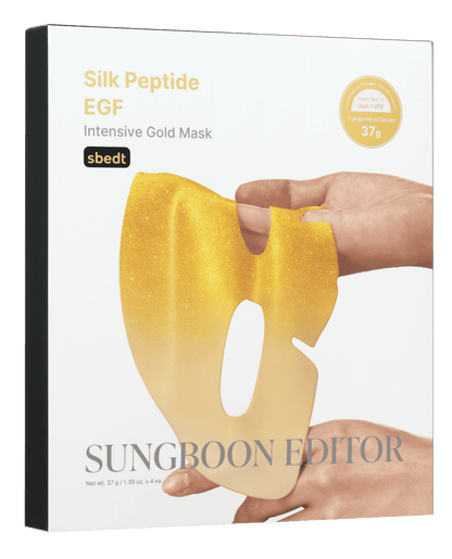 SUNGBOON EDITOR Silk Peptide EGF Intensive Gold Mask 37g*4ea — official product image 3