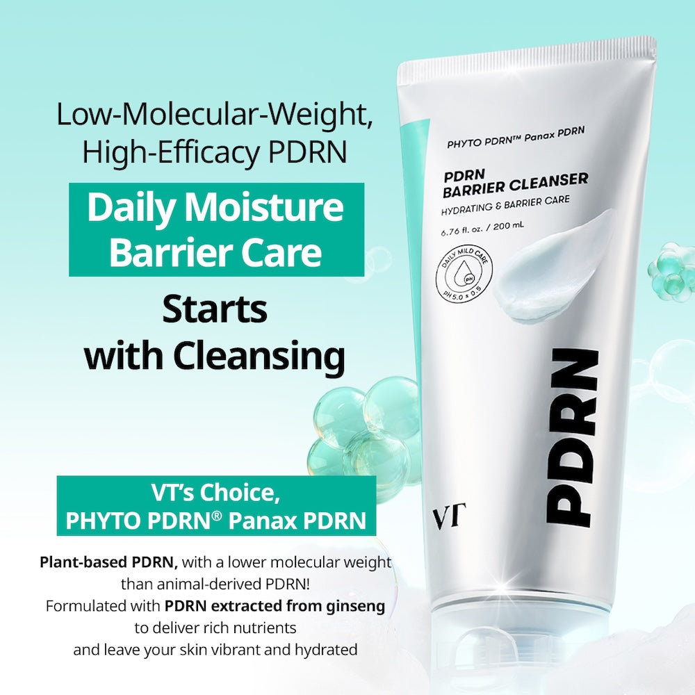 VT Cosmetics PDRN Barrier Cleanser 200ml - official product image 5
