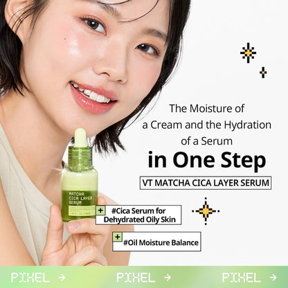 VT Cosmetics Matcha CIca Layer Serum 30ml - official product image 2