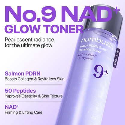 Numbuzin NAD PDRN Glow Boosting Toner 150ml — official product image 4