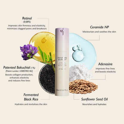 Haruharu Wonder Black Rice Night Knight Retinol Serum 20ml — product image 5