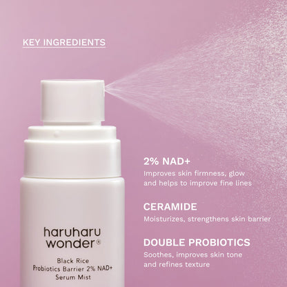 Haruharu Wonder Black Rice NAD+ Serum Mist 80ml — product image 3