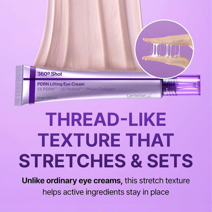Centellian24 360º Shot PDRN Lifting Eye Cream 30ml Twin Pack (2 × 30ml); official product image 6