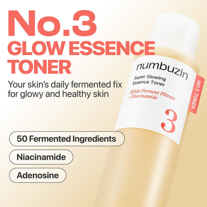 Numbuzin No. 3 Super Glowing Essence Toner 200ml — official product image 5