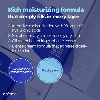 Isntree Hyaluronic Acid Moist Cream 100ml — Face Moisturizers product image 4