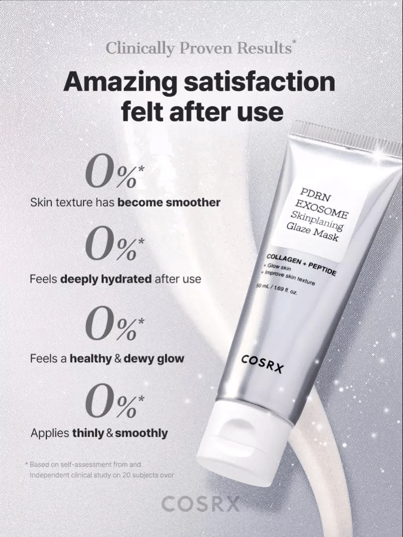 COSRX PDRN EXOSOME Skinplaning Glaze Mask 50ml — product detail image 5