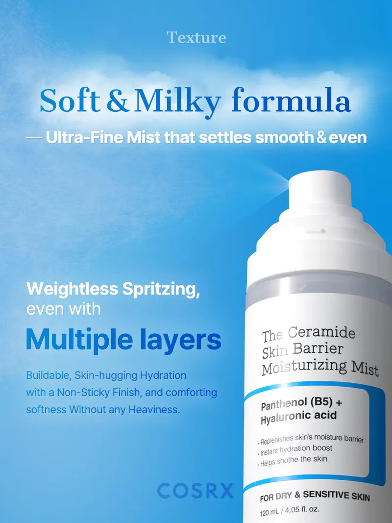 COSRX The Ceramide Skin Barrier Moisturizing Mist 120ml — product detail image 5