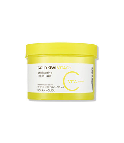 Holika Holika Gold Kiwi Vita C Plus Brightening Toner Pad 80pcs – official product image 4