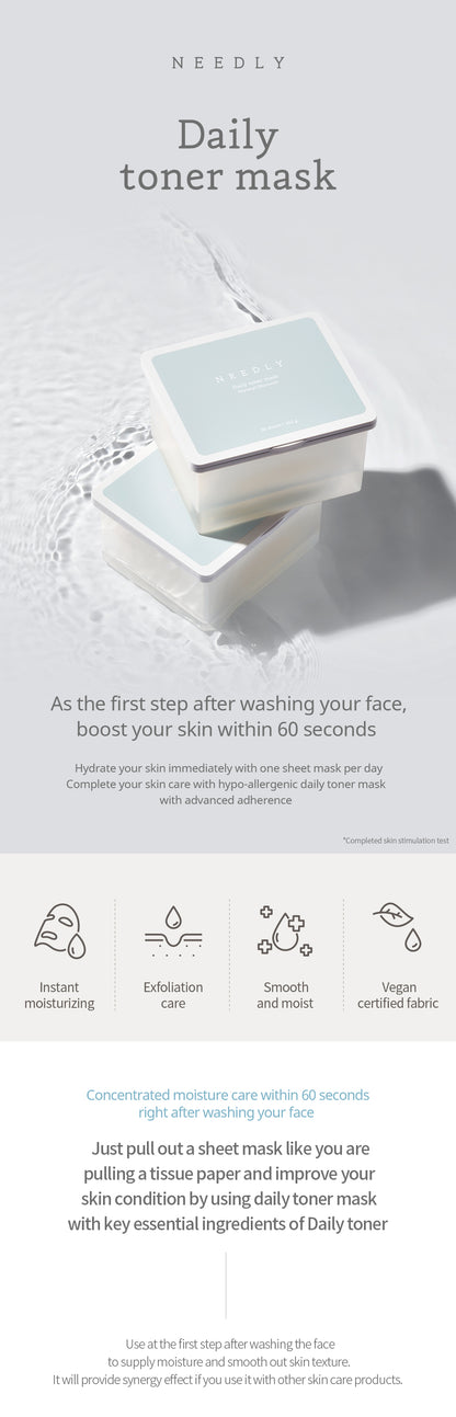 Needly Daily Toner Mask Pack 30 Sheets sheet mask image 3