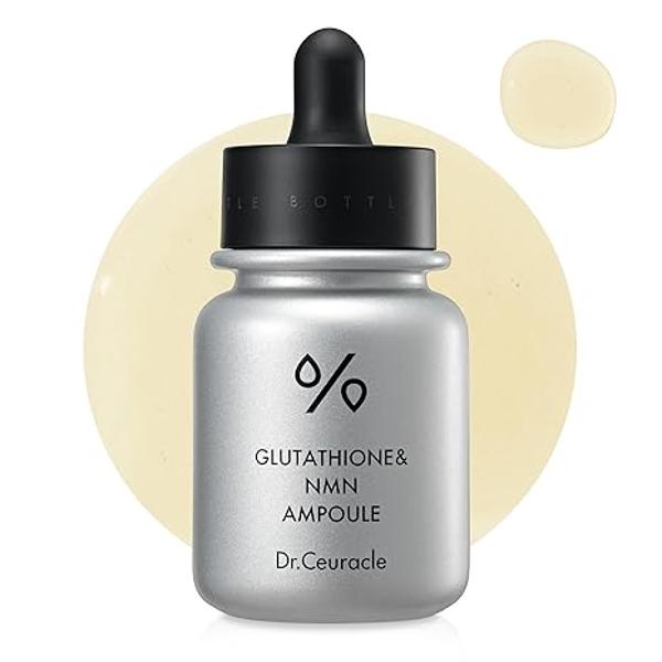 Dr.Ceuracle Glutathione &amp; NMN Ampoule 30ml bottle in a clean studio product view