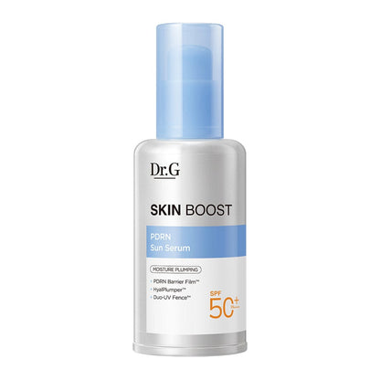 Dr.G Skin Boost PDRN Sun Serum SPF50+ PA++++ 50ml bottle, official front view